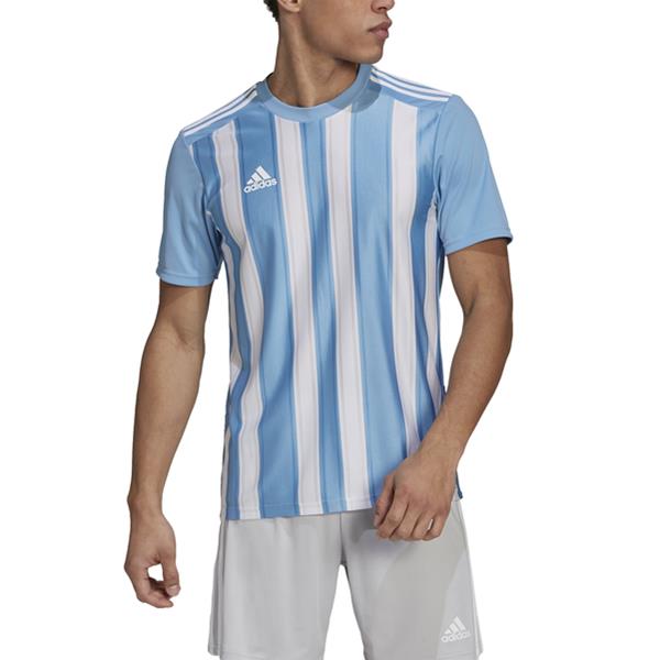 adidas Striped 21 Team Light Blue/White Football Shirt